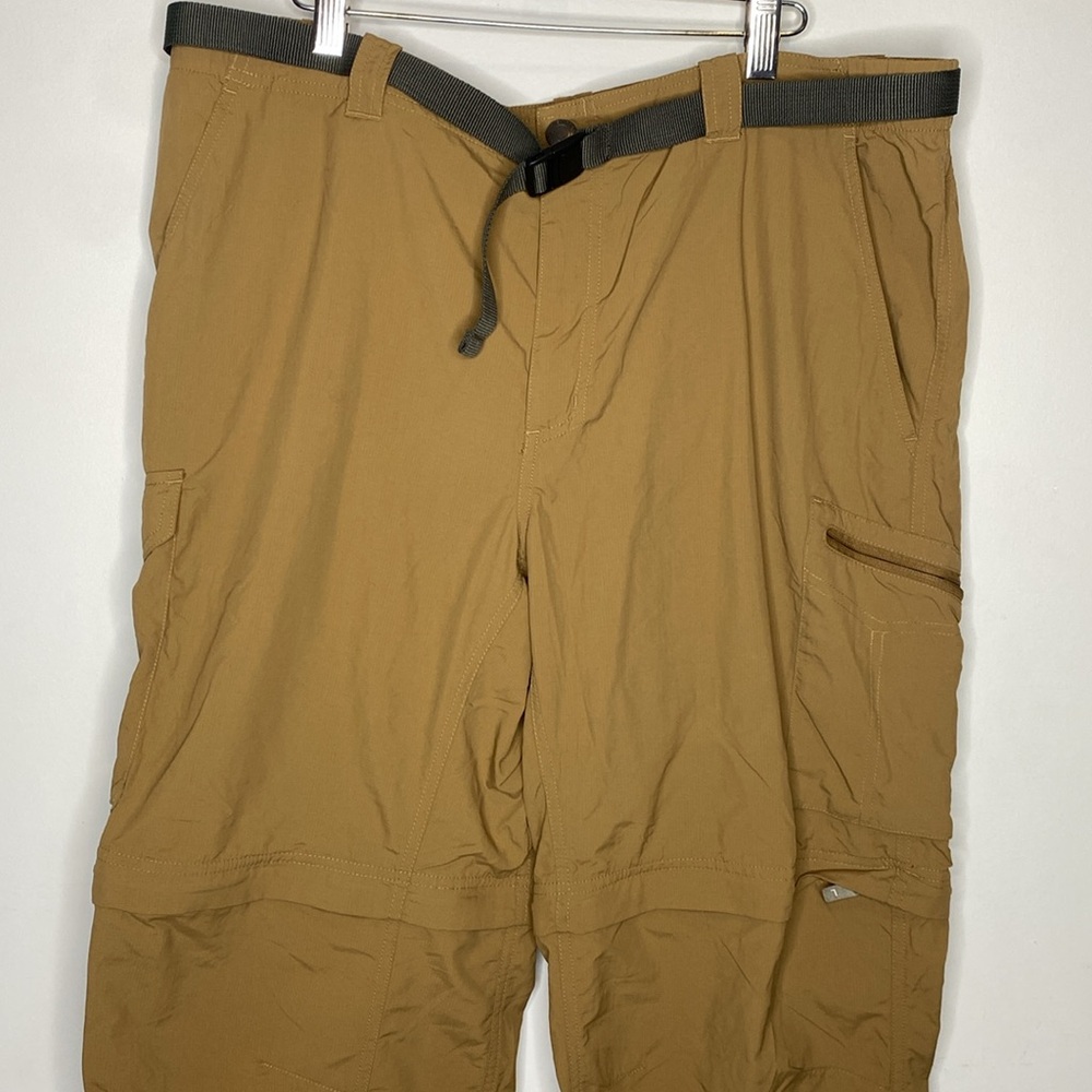 Columbia Men’s Omni-Shade Khaki Convertible Hiking Pants: Size 40 - Picture 3 of 7